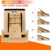 Yes4All Professional Incline Board, Slant Board Calf Stretching, Squat Wedge and Anti-Slip Surface, Portable Side Handle(A. Yellow)