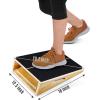 Yes4All Professional Incline Board, Slant Board Calf Stretching, Squat Wedge and Anti-Slip Surface, Portable Side Handle(B. 5 Angles – Full Coverage)