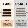 Yes4All Professional Incline Board, Slant Board Calf Stretching, Squat Wedge and Anti-Slip Surface, Portable Side Handle(C. 5 Angles – Partial Coverage)
