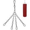 Yes4All Punching Bag Hanger, Heavy Bag Spring 555 LB Capacity, Stainless Steel Hanging Kit with Spring Hook & Carabiner, Indoor & Outdoor Mounting for Boxing Bags & Recreation(Wood Beam Hanger only)