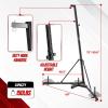 Yes4All Punching Bag Hanger, Stainless Steel Swivel Chain with 4 Snap Hooks for Heavy Bag, Gym Swing, Trapeze, and Hammock(Foldable Punching Bag Stand)
