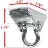 Yes4All Punching Bag Hanger, Stainless Steel Swivel Chain with 4 Snap Hooks for Heavy Bag, Gym Swing, Trapeze, and Hammock(Hangers 180 Degree Rotation)