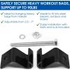 Yes4All Punching Bag Hanger, Stainless Steel Swivel Chain with 4 Snap Hooks for Heavy Bag, Gym Swing, Trapeze, and Hammock(Steel Beam Hanger)