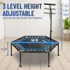 Yes4All Rebounder Trampoline for Adults, 48-Inch, 350 LBS Stable & Silent Exercise Trampoline for Rebounding, Jumping Cardio(Handle)