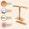 Yes4All Ring Toss Wall Game/Indoor & Outdoor Game for Adults, Camping, Party(D. Brown walnut)