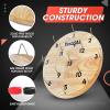 Yes4All Ring Toss Wall Game/Indoor & Outdoor Game for Adults, Camping, Party(Natural wood)