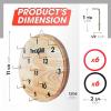 Yes4All Ring Toss Wall Game/Indoor & Outdoor Game for Adults, Camping, Party(Natural wood)