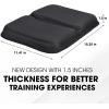 Yes4All Rowing Machine Seat Cushion Good with Non-Slip, Silicon Cooling Gel Seat Cover, Groove Design, Custom Fit Comfort, Black(A. Standard)