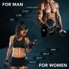 Yes4All Rubber Grip Encased Hex Dumbbell – Hand Weights With Anti-Slip 5-50 LBS Single(B. 10 Pounds)