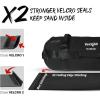 Yes4All Sandbags for Working Out, Unfilled Sand Bags for Weight Training with Handles, Combo Adjustable Workout Bag (50-125 LB) & Ring Toss