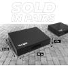 Yes4All Silencer Drop Pads/Weightlifting Drop Pads with PVC Cover & Easy Carry Handles – Sold in PairsVariation Theme(B. Black – 6in)