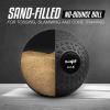 Yes4All Slam Balls, 10-40lb Weighted Ball Weight, Durable PVC Sand Filled Workout Dynamic Slam Ball for Core Strengthen(Black)