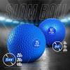 Yes4All Slam Balls, 10-40lb Weighted Ball Weight, Durable PVC Sand Filled Workout Dynamic Slam Ball for Core Strengthen(Blue)