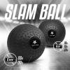Yes4All Slam Balls, 10-40lb Weighted Ball Weight, Durable PVC Sand Filled Workout Dynamic Slam Ball for Strength Training, Triangle, Black, 10lbs(Black)