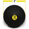Yes4All Slam Balls, 10-40lb Weighted Ball Weight, Durable PVC Sand Filled Workout Dynamic Slam Ball for Strength Training, Triangle, Black, 10lbs(C. Triangle Black)