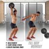 Yes4All Slam Balls, 10-40lb Weighted Ball Weight, Durable PVC Sand Filled Workout Dynamic Slam Ball for Strength Training, Triangle, Black, 10lbs(C. Triangle Black)
