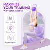 Yes4All Soft Kettlebell, PVC Kettlebells Exercise Weights & Color-Coded Strength Training Kettlebells with 4 Options (5,10,15,20lb), Gentle Hand Weights for Women at Home(15lb – Purple)