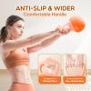 Yes4All Soft Kettlebell, PVC Kettlebells Exercise Weights & Color-Coded Strength Training Kettlebells with 4 Options (5,10,15,20lb), Gentle Hand Weights for Women at Home(20lb – Peach Fuzz)