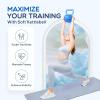 Yes4All Soft Kettlebell, PVC Kettlebells Exercise Weights & Color-Coded Strength Training Kettlebells with 4 Options (5,10,15,20lb), Gentle Hand Weights for Women at Home(10lb – Peacock Blue)