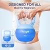 Yes4All Soft Kettlebell, PVC Kettlebells Exercise Weights & Color-Coded Strength Training Kettlebells with 4 Options (5,10,15,20lb), Gentle Hand Weights for Women at Home(10lb – Peacock Blue)