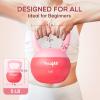 Yes4All Soft Kettlebell, PVC Kettlebells Exercise Weights & Color-Coded Strength Training Kettlebells with 4 Options (5,10,15,20lb), Gentle Hand Weights for Women at Home(05lb – Pink)