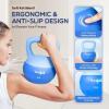 Yes4All Soft Kettlebell, PVC Kettlebells Exercise Weights & Color-Coded Strength Training Kettlebells with 4 Options (5,10,15,20lb), Gentle Hand Weights for Women at Home(10lb – Peacock Blue)