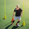 Yes4All Speed and Agility Training Equipment Set – Hurdles and Cones for Athletes in Soccer, Basketball, Football(A. 8 Green/ Orange Cones + 4 Bars)