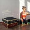 Yes4All Stackable Wood Plyometric Box for Jump Training, Jump Boxes for Home Gym Exercise, Fitness and Conditioning(C. Black)