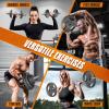 Yes4All Standard 1-Inch Grip Weight Plates, Cast Iron with Multiple Sizes from 2.5 lb to 35 lb for Strength Training, Weightlifting & Muscle Toning(E. 2x10LB)