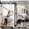 Yes4All Sturdy Wall Mounted Workout Anchors, Suspension Straps Trainer Anchor Swing Battle Ropes Fitness Training Hammocks Olympic Rings Body Weight Strength Training Systems