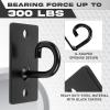 Yes4All Sturdy Wall Mounted Workout Anchors, Suspension Straps Trainer Anchor Swing Battle Ropes Fitness Training Hammocks Olympic Rings Body Weight Strength Training Systems