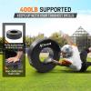 Yes4All Tackling Dummies for Youngth Football, 11lbs /20lbs Leather Block and Tackle Dummies for Contact Drills, Martial Arts(B.Black – Tackle Wheel Ring Football)