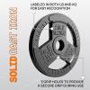 Yes4All Tri-Grip Handles Cast Iron Olympic Weight Plates, 2-Inch Weight Plates for Weight Lifting with Smooth and Durable Finish, Suitable for Strength Training Exercises (Single, Pair and Set)(C. 25LB (Single – Gray))