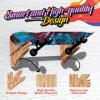 Yes4All Unique Wooden Skateboard Rack, Wall Mounted Longboard Storage for Home Decor and Garage Organizer(A. Wooden Skate Wall Rack – Multicolor)