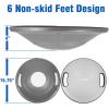 Yes4All Upgraded Wobble Balance Board, 16.34″ TPE Non-slip, Stability Board for Home Gym, Standing Desk & Physical Therapy(C. Silver)