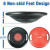 Yes4All Upgraded Wobble Balance Board, 16.34″ TPE Non-slip, Stability Board for Home Gym, Standing Desk & Physical Therapy(D. Red)