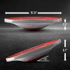 Yes4All Upgraded Wobble Balance Board, 16.34″ TPE Non-slip, Stability Board for Home Gym, Standing Desk & Physical Therapy(Red/Gray)