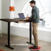 Yes4All Upgraded Wobble Balance Board, 16.34″ TPE Non-slip, Stability Board for Home Gym, Standing Desk & Physical Therapy(Red/Gray)