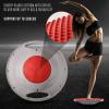 Yes4All Upgraded Wobble Balance Board, 16.34″ TPE Non-slip, Stability Board for Home Gym, Standing Desk & Physical Therapy(Red/Gray)