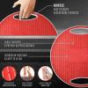Yes4All Upgraded Wobble Balance Board, 16.34″ TPE Non-slip, Stability Board for Home Gym, Standing Desk & Physical Therapy(Red/Gray)