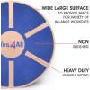 Yes4All Versatile Wooden Wobble Balance Board, Balance Trainer for Mobility Training, Standing Desk, Core Training, Exercise Balance Stability Trainer(C. Wooden Balance Board – Blue)