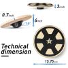 Yes4All Versatile Wooden Wobble Balance Board, Balance Trainer for Mobility Training, Standing Desk, Core Training, Exercise Balance Stability Trainer(C. Wooden Balance Board – Black – Car Wheel Design)