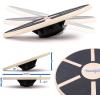 Yes4All Versatile Wooden Wobble Balance Trainer Board with 360 Degree Rotation(J. Combo Wooden Balance Board + Resistance Bands)