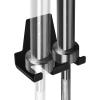 Yes4All Vertical Wall Mounted Olympic Barbell Holder, Barbell Storage Rack, Hanging Barbell Rack for Home Fitness Equipment(Black Vertical Wall Mounted – 2 Bars)