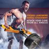Yes4All Viking Press, Landmine Handle Attachment for 2-Inch Olympic Barbell – 3 Hand Grip Positions – Support Home Gym for Deadlift, Squat Workout, Increased Versatility(A. Orange – Viking Press)
