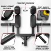 Yes4All Viking Press, Landmine Handle Attachment for 2-Inch Olympic Barbell – 3 Hand Grip Positions – Support Home Gym for Deadlift, Squat Workout, Increased Versatility(A. Black – Viking Press)
