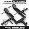 Yes4All Viking Press, Landmine Handle Attachment for 2-Inch Olympic Barbell – 3 Hand Grip Positions – Support Home Gym for Deadlift, Squat Workout, Increased Versatility(A. Black – Viking Press)