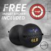 Yes4All Wall Ball, Soft Leather Weighted Iron Sand Ball for Dynamic Multifunctional Exercise, 6 LB – 30 LB(A. Black)