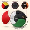 Yes4All Wall Ball, Soft Leather Weighted Iron Sand Ball for Dynamic Multifunctional Exercise, 6 LB – 30 LB(Vibrant)