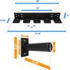 Yes4All Wall Mounted Olympic Barbell Holder & Weight Plate Storage Rack